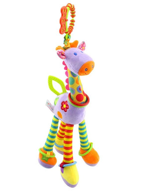 Pelúcia Girafinha - Brinquedo Mordedor e Chocalho