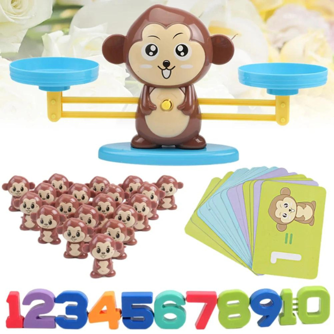 Brinquedo Balança Matemática Montessori