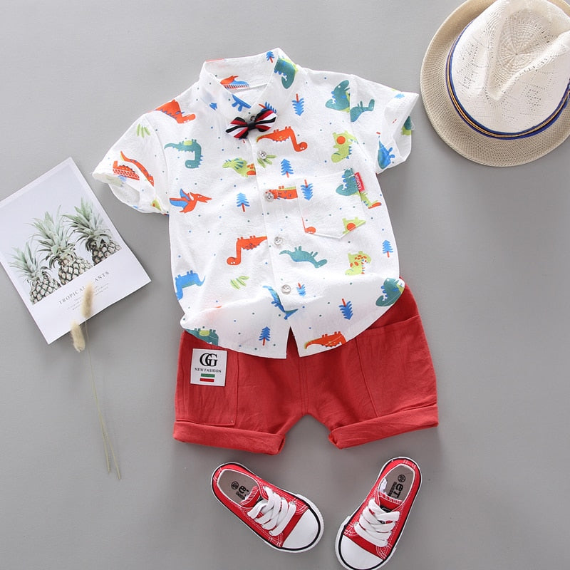 Conjunto Camiseta e Shorts Baby Summer Coleção de Verão