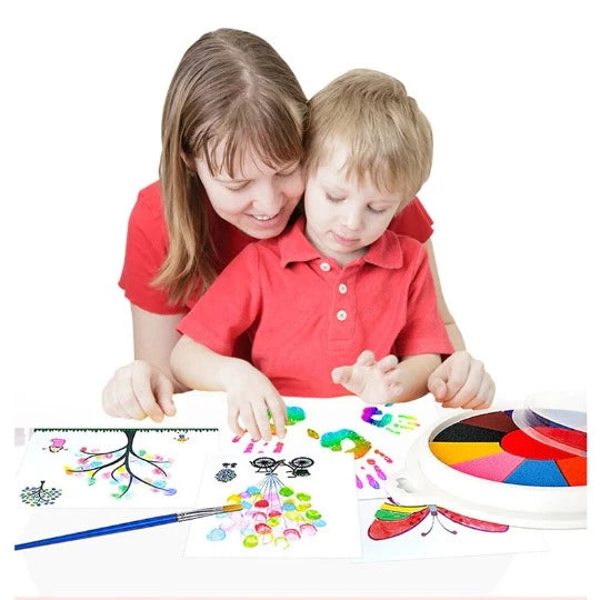 KIT Montessori de Pintura à Dedo 