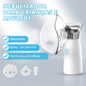 Inalador Nebulizador Portátil e Silencioso