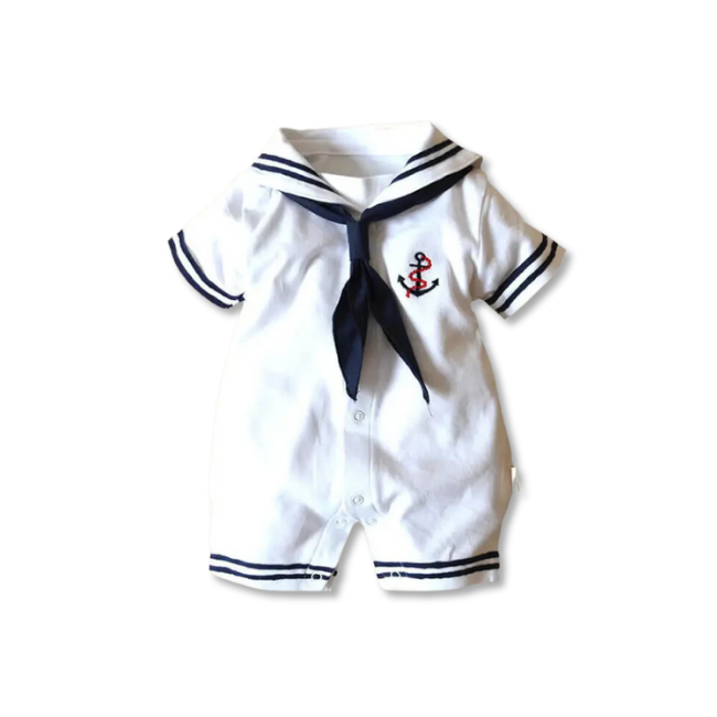 Romper Infantil Mini Marinheiro