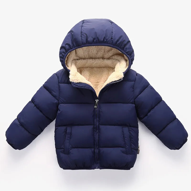 Jaqueta Puffer Infantil Forrada de Lã