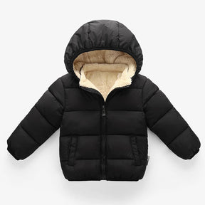 Jaqueta Puffer Infantil Forrada de Lã