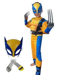 Fantasia Completa Wolverine Com Máscara e Garras