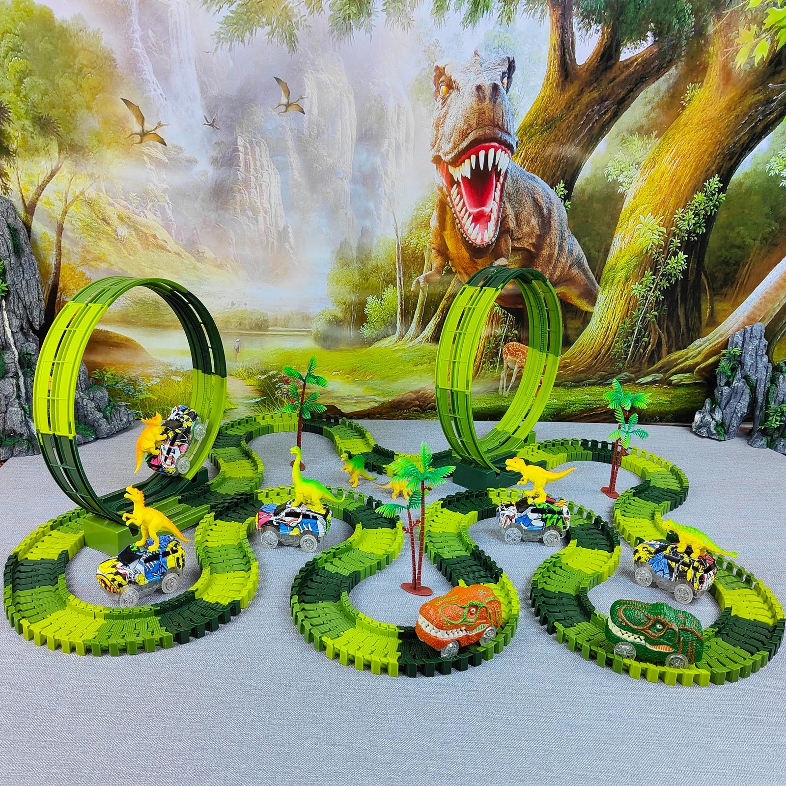 Brinquedo Pista Dino Max 139 Peças