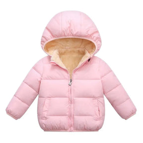 Jaqueta Puffer Infantil Forrada de Lã