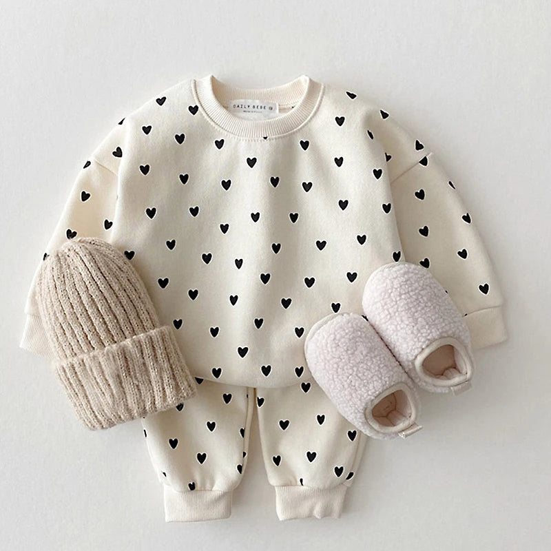 Conjunto Moletom Infantil Mini Heart