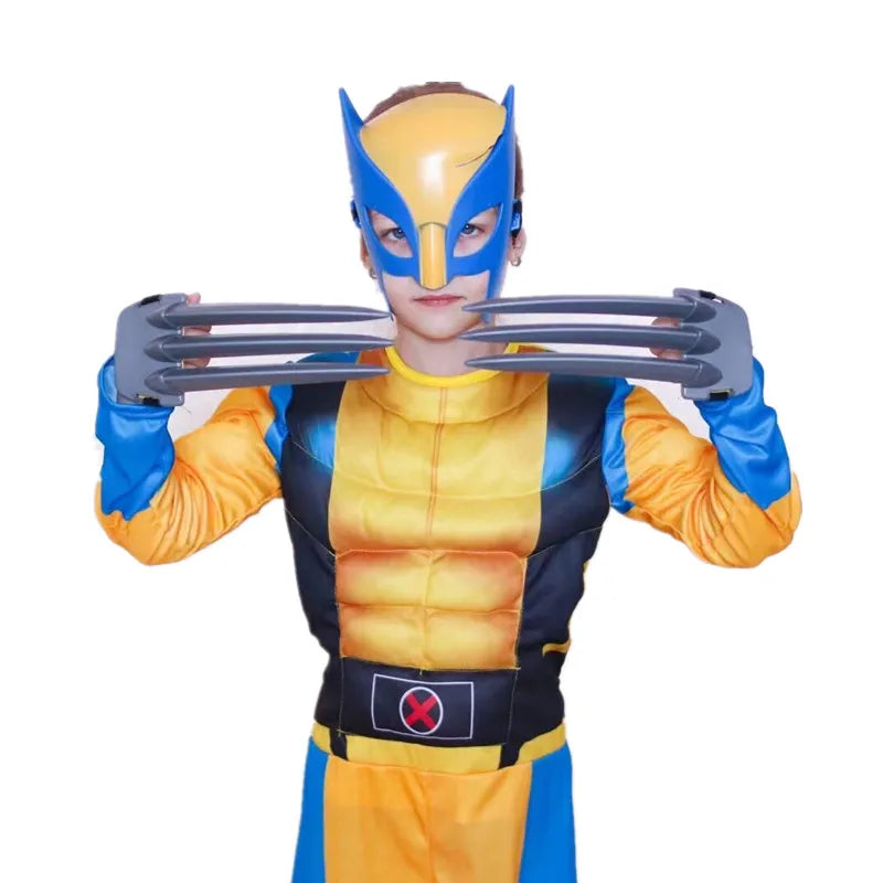 Fantasia Completa Wolverine Com Máscara e Garras