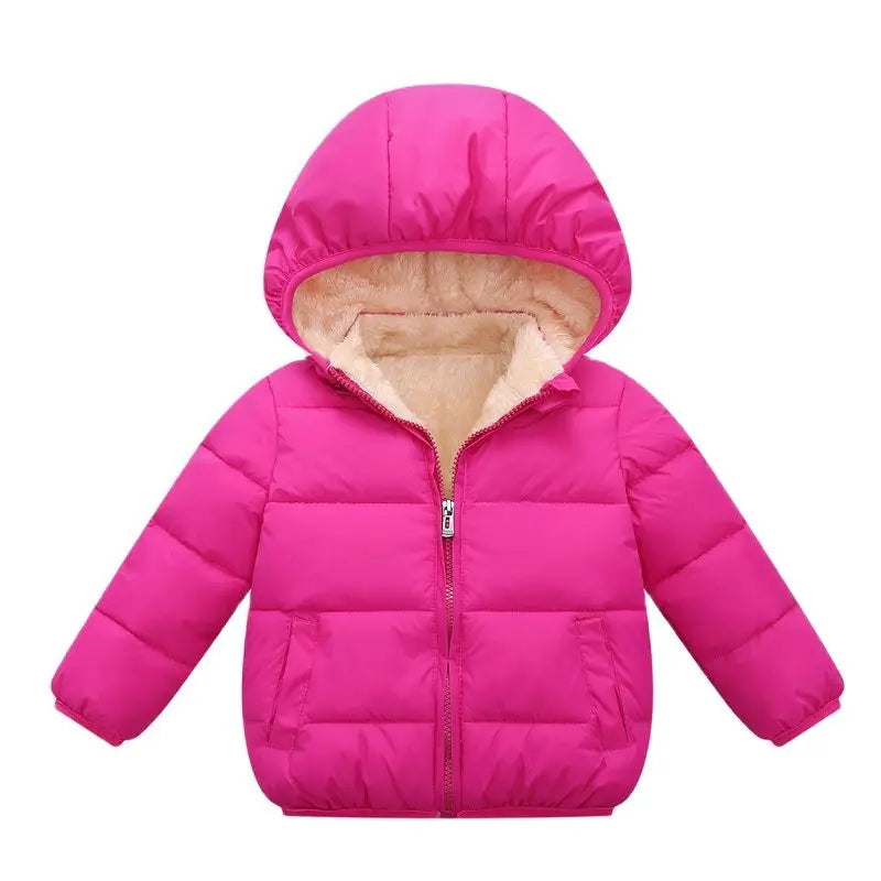 Jaqueta Puffer Infantil Forrada de Lã