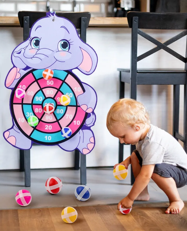 Jogo Interativo Bola Ao Alvo - DartBoard Infantil