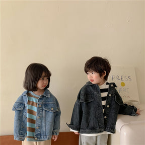 Jaqueta Jeans Infantil Old School