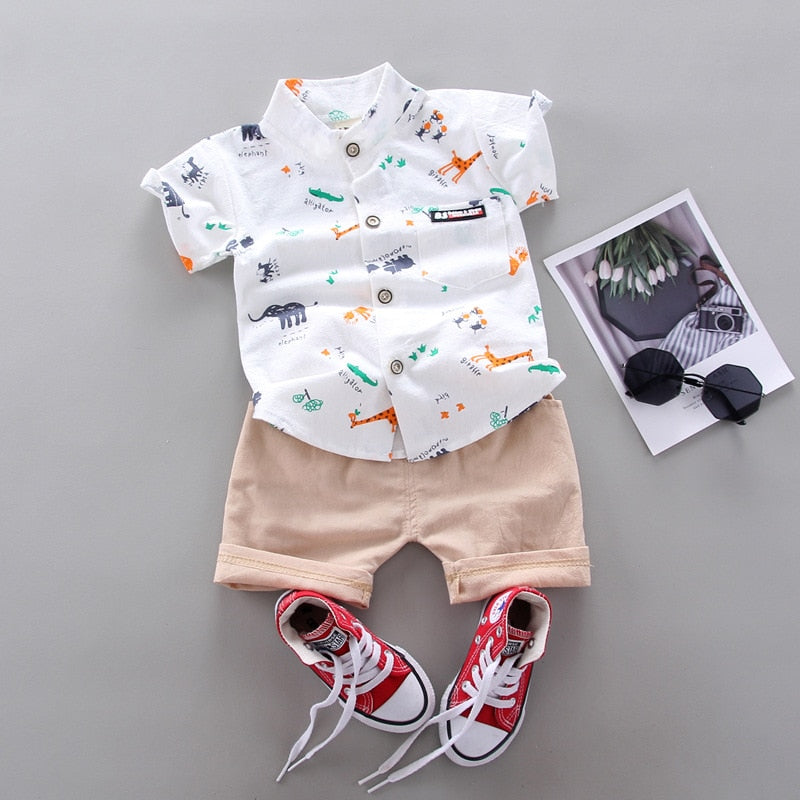 Conjunto Camiseta e Shorts Baby Summer Coleção de Verão